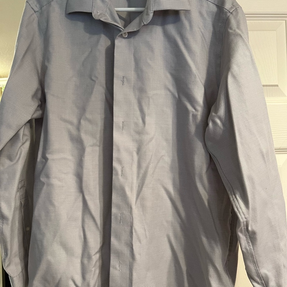Gray dress shirt